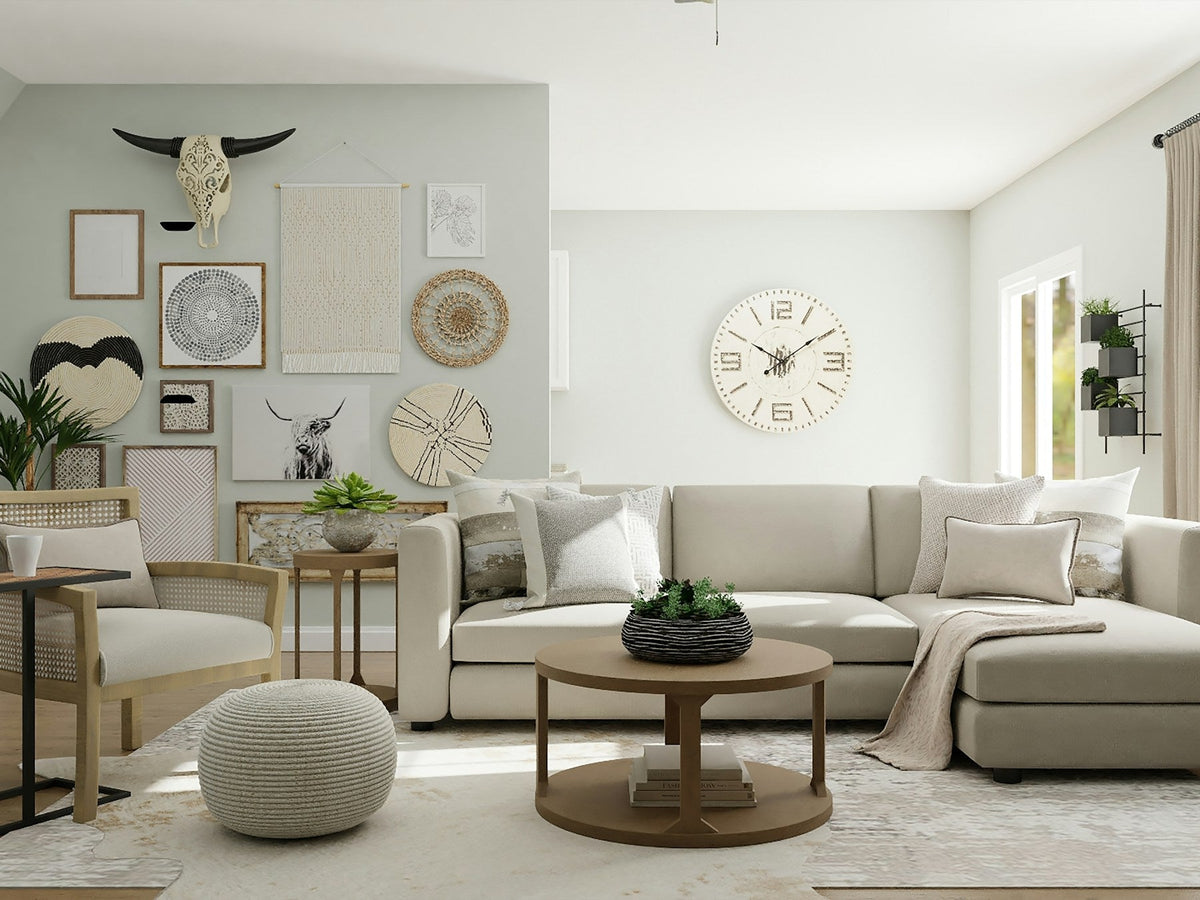 A bright, thoughtfully arranged home; lifestyle inspiration for this collection.