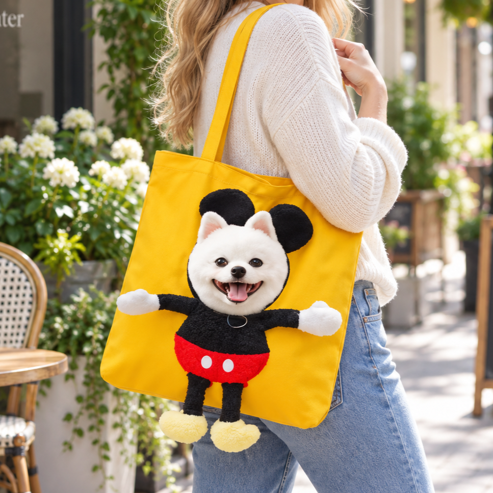 CozyPaw Lightweight Pet Carrier Tote – Breathable Small Dog & Cat Travel Bag