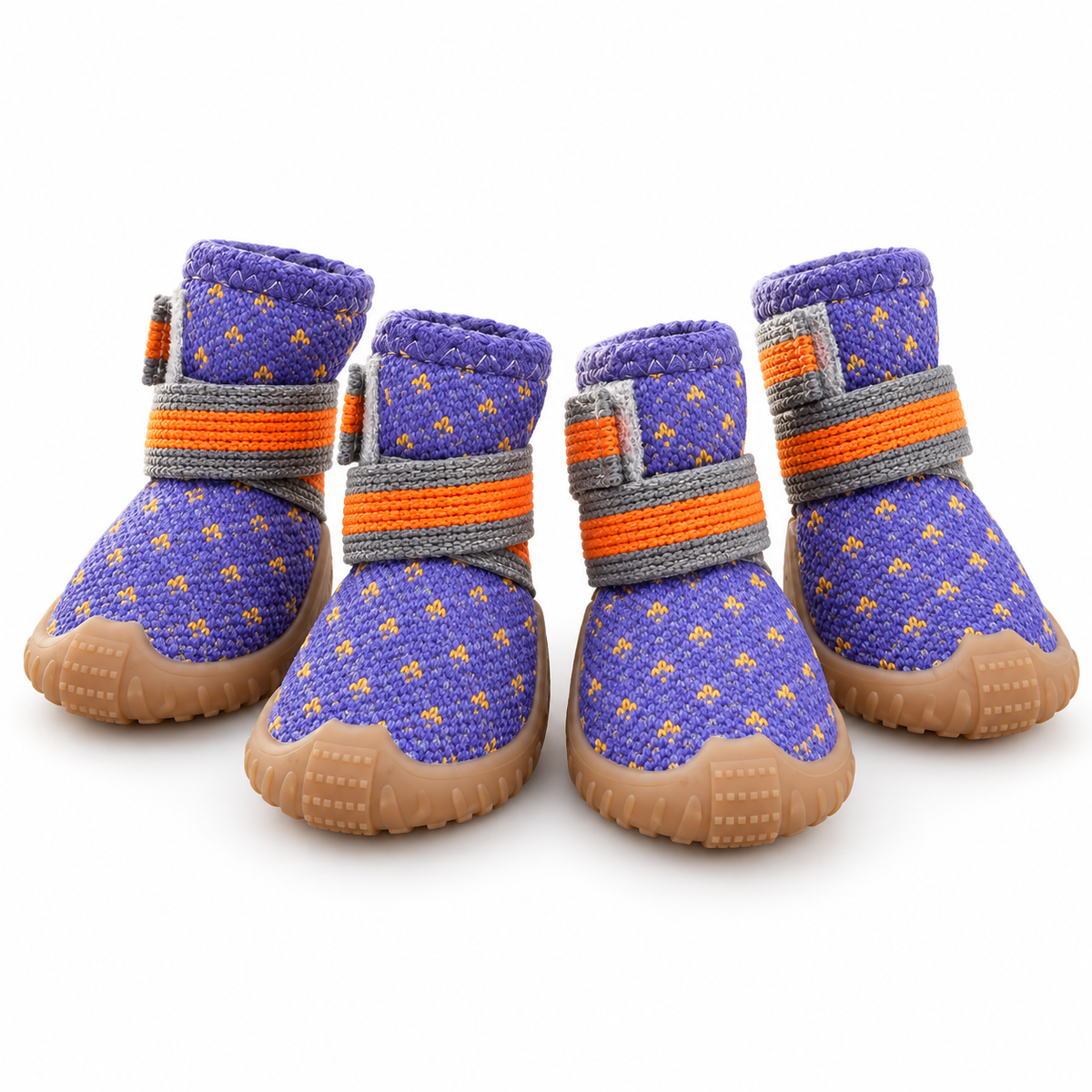 Breathable Mesh Dog Boots – Adjustable Non-Slip Paw Protectors, 4-Pack