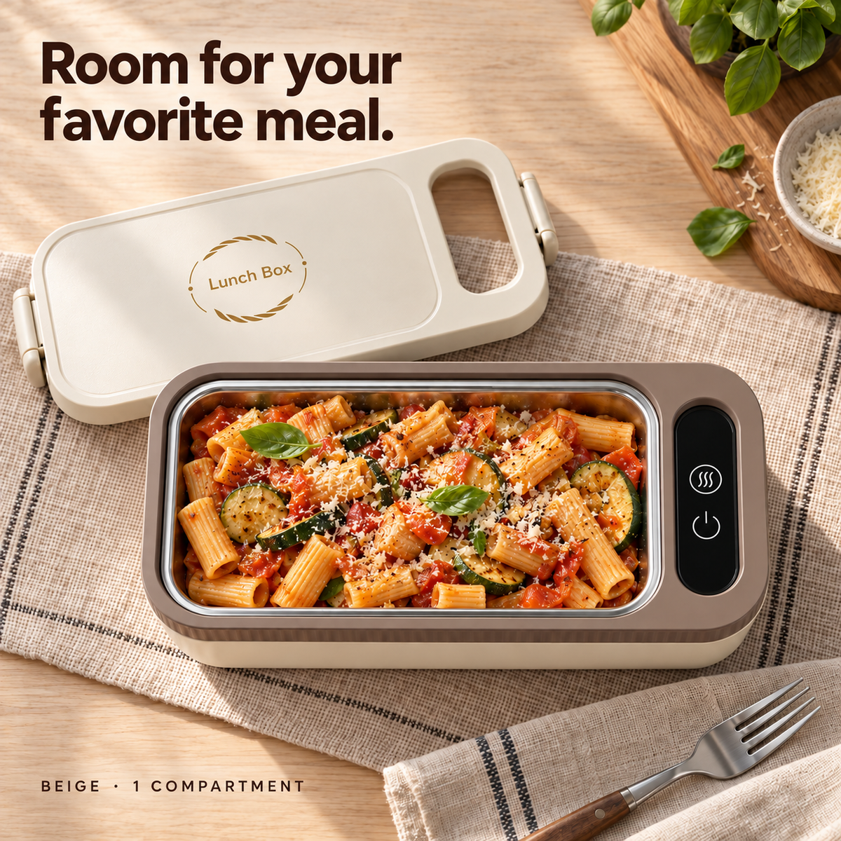 Cordless Heated Lunch Box – 900 ml