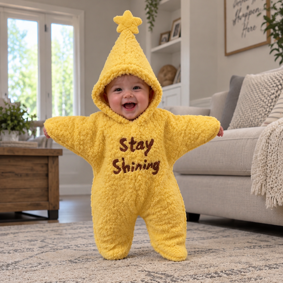 Stay Shining Star Baby Wrap Blanket