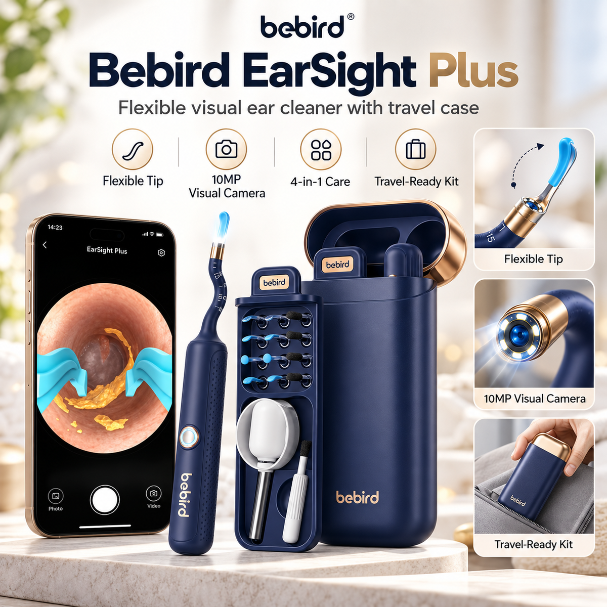 Bebird EarSight Plus Smart Visual Ear Cleaner Kit