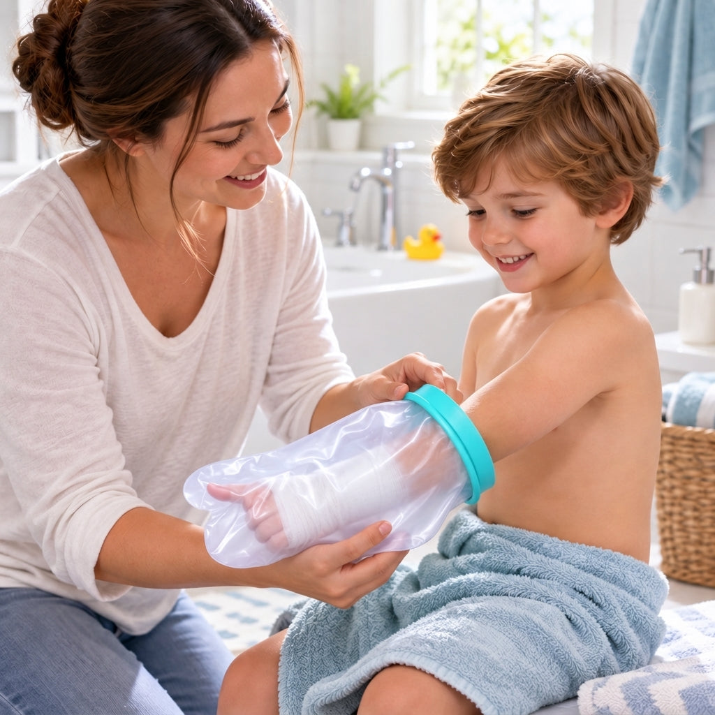 Waterproof Cast and Bandage Shower Cover, Reusable Arm and Leg Protector