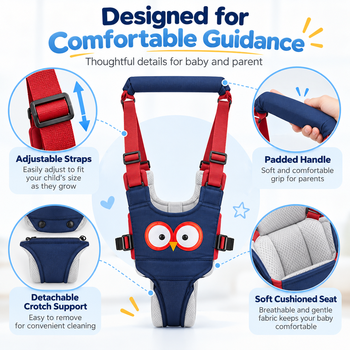 Detachable Baby Walking Harness