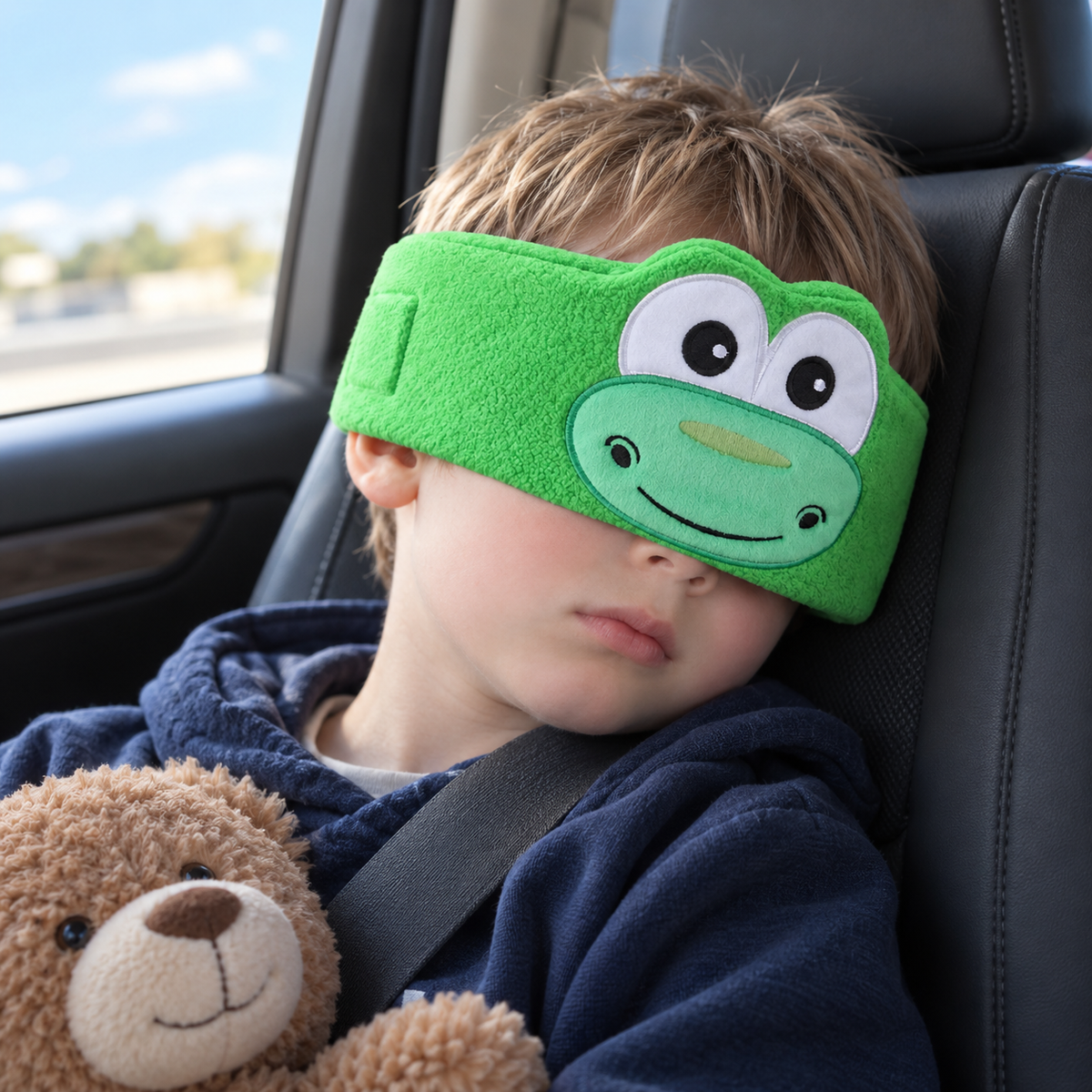 Cartoon Animal Bluetooth Sleep Headband with Built-In Wireless Earphones