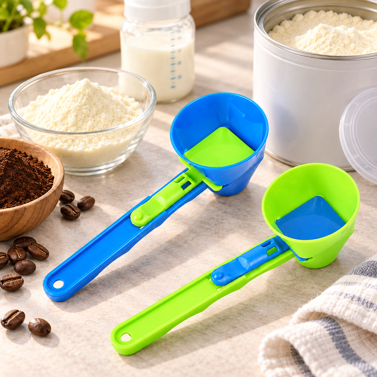 Portable Protein Powder Sliding Spoon