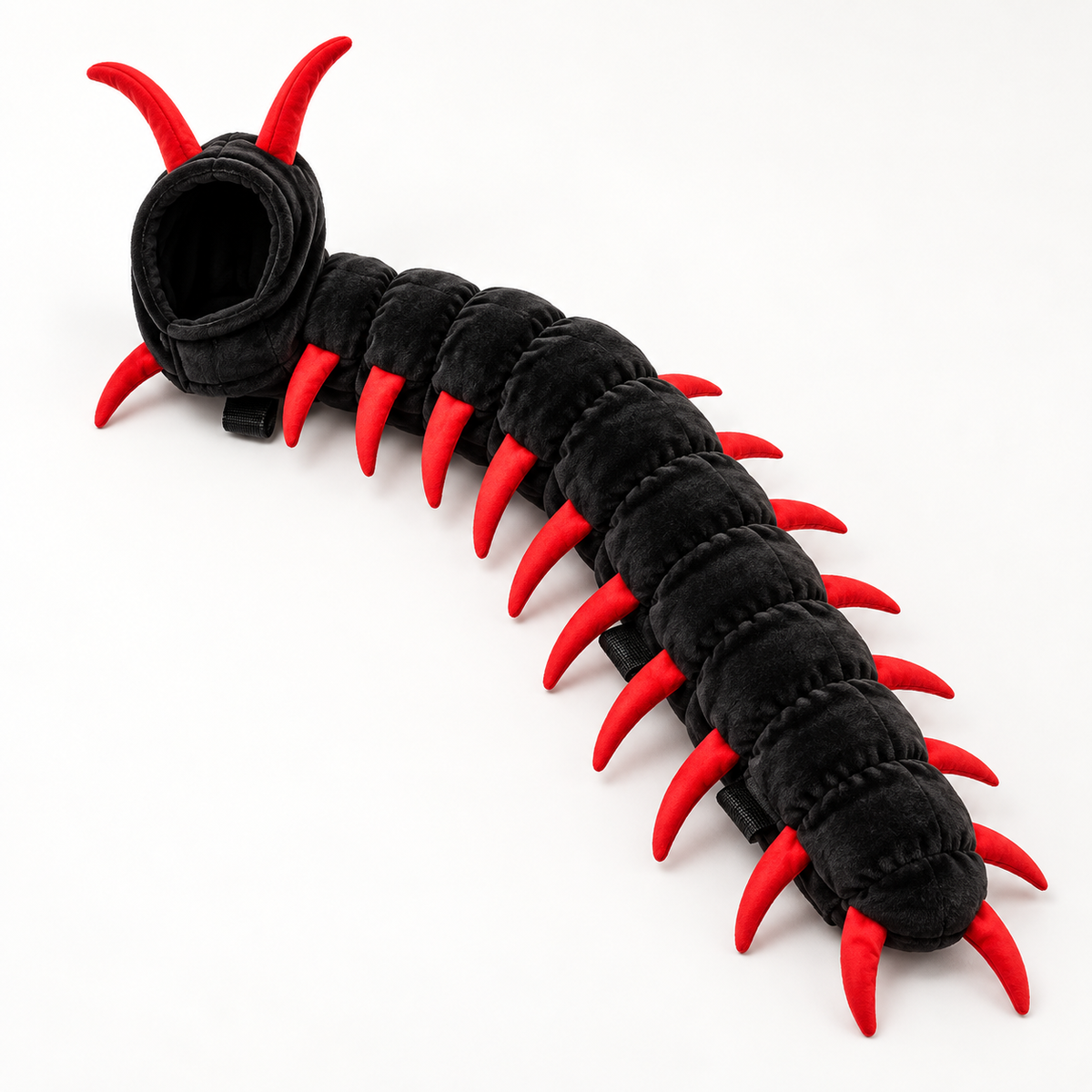 50-Inch Plush Centipede Cat Costume – Adjustable Halloween Pet Outfit