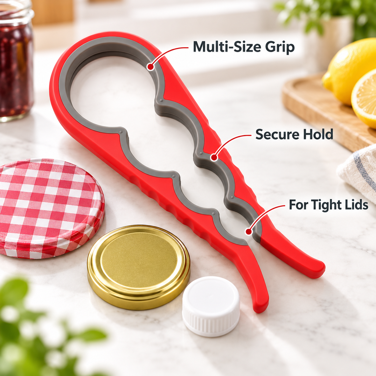 4-in-1 Multi-Size Jar & Bottle Opener