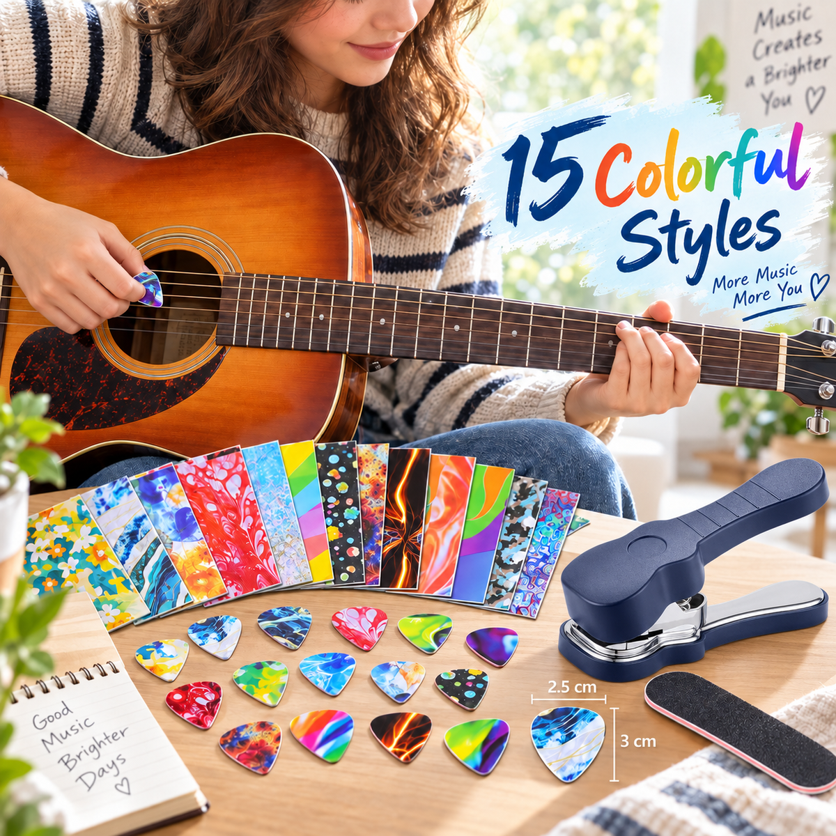 DIY Guitar Pick Maker Punch Kit