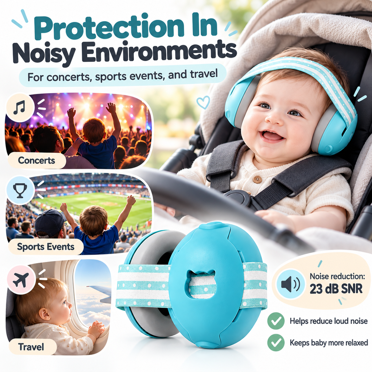 Baby Noise Reduction Earmuffs