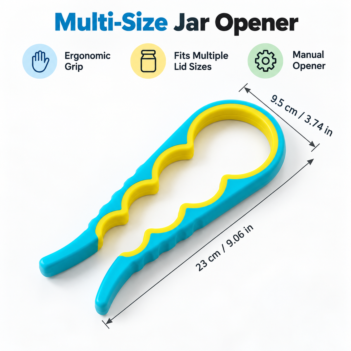 4-in-1 Multi-Size Jar & Bottle Opener