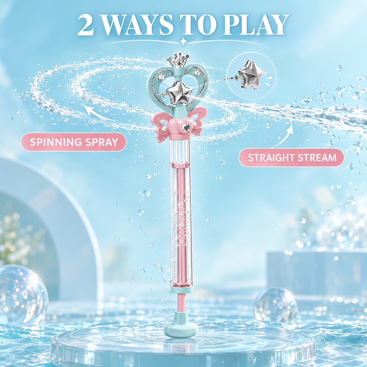 SparkleSpin Magic Water Wand