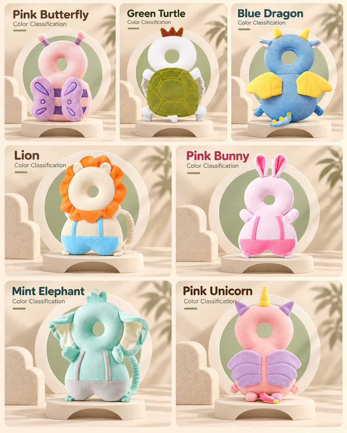 Toddler Head Protection Backpack Cushion