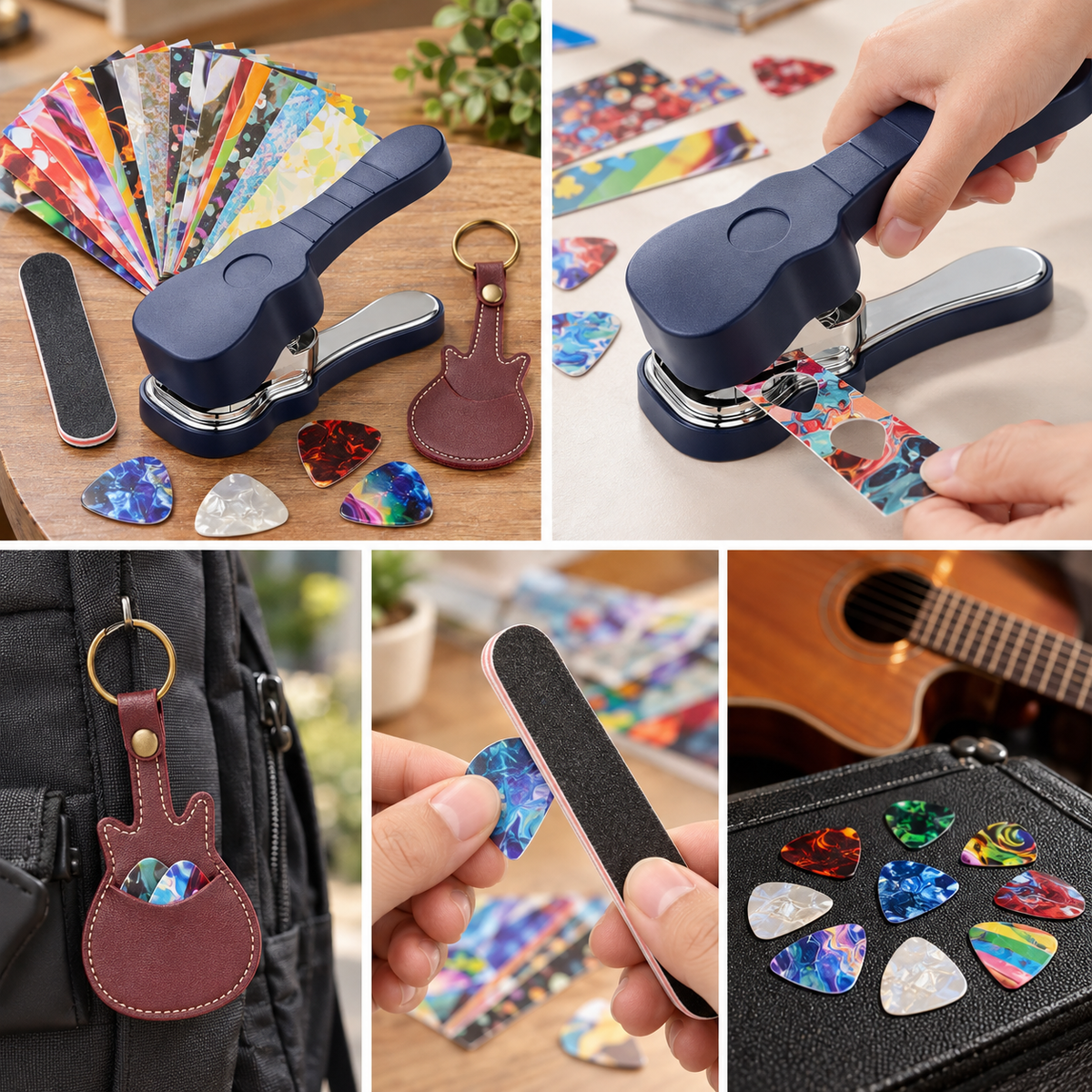 DIY Guitar Pick Maker Punch Kit