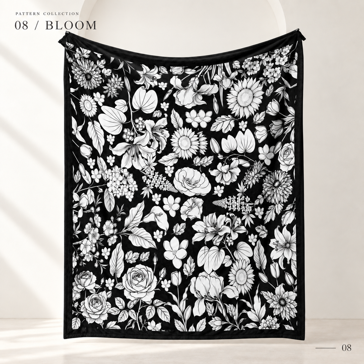 (KIT) DIY Halloween Coloring Blanket with 24 Markers, 150 × 125 cm