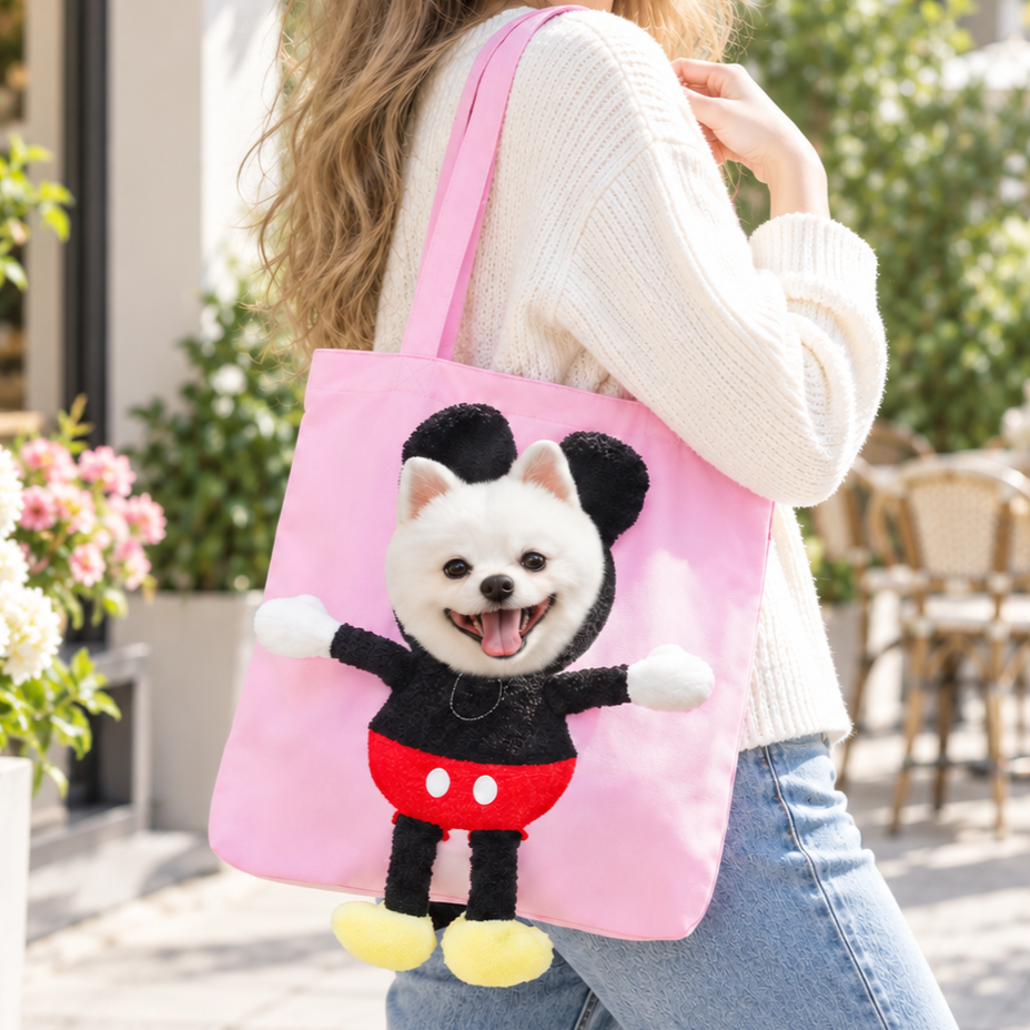 CozyPaw Lightweight Pet Carrier Tote – Breathable Small Dog & Cat Travel Bag