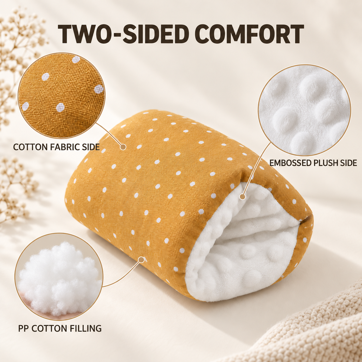 INSULAR Baby Nursing Arm Pillow Cotton Breastfeeding Support Cushion