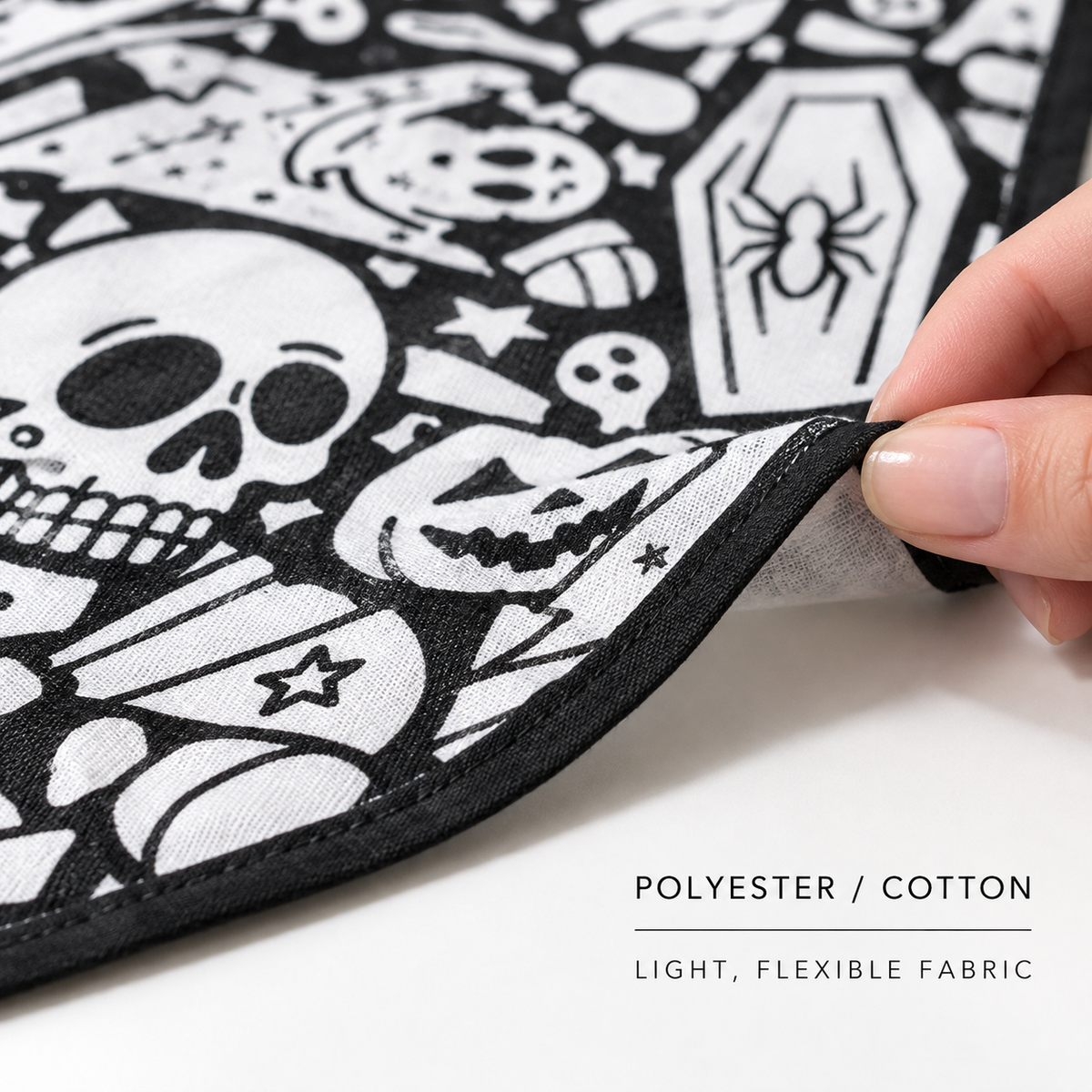 (KIT) DIY Halloween Coloring Blanket with 24 Markers, 150 × 125 cm