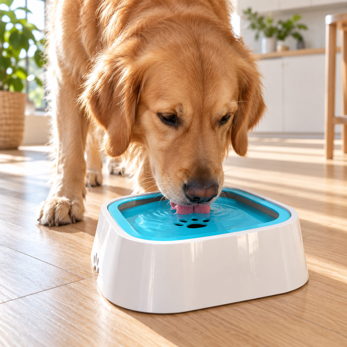 Splash-Reducing Floating Pet Water Bowl | 1 L & 1.5 L