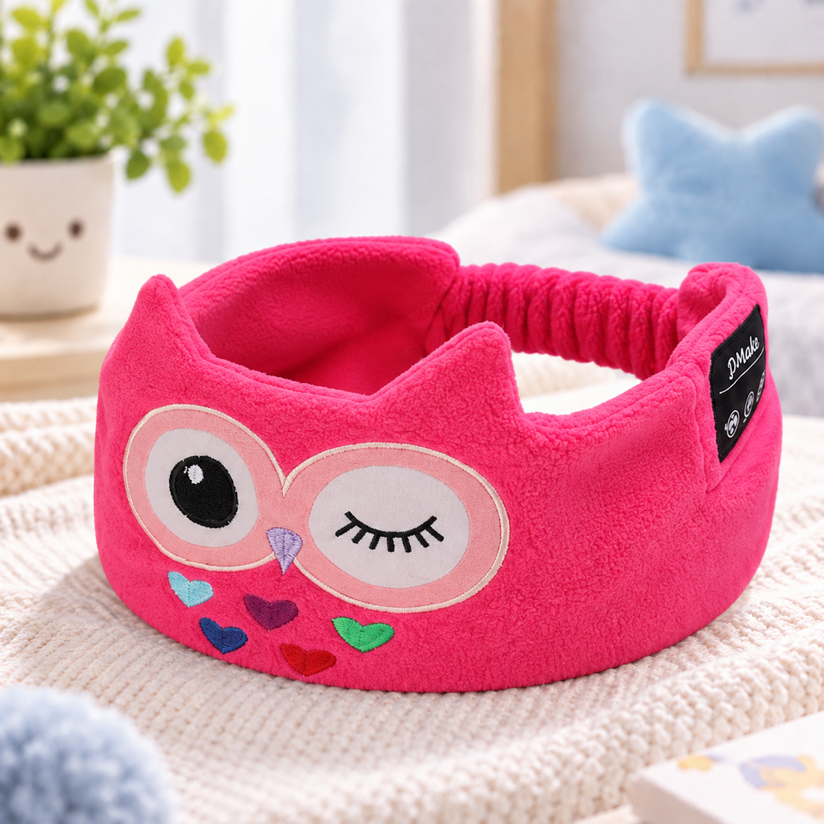 Cartoon Animal Bluetooth Sleep Headband with Built-In Wireless Earphones