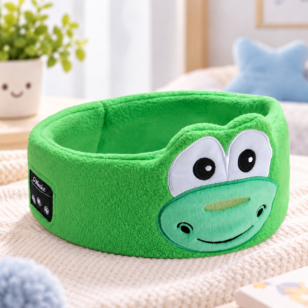 Cartoon Animal Bluetooth Sleep Headband with Built-In Wireless Earphones