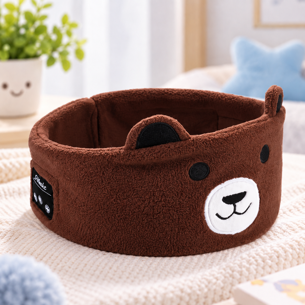 Cartoon Animal Bluetooth Sleep Headband with Built-In Wireless Earphones