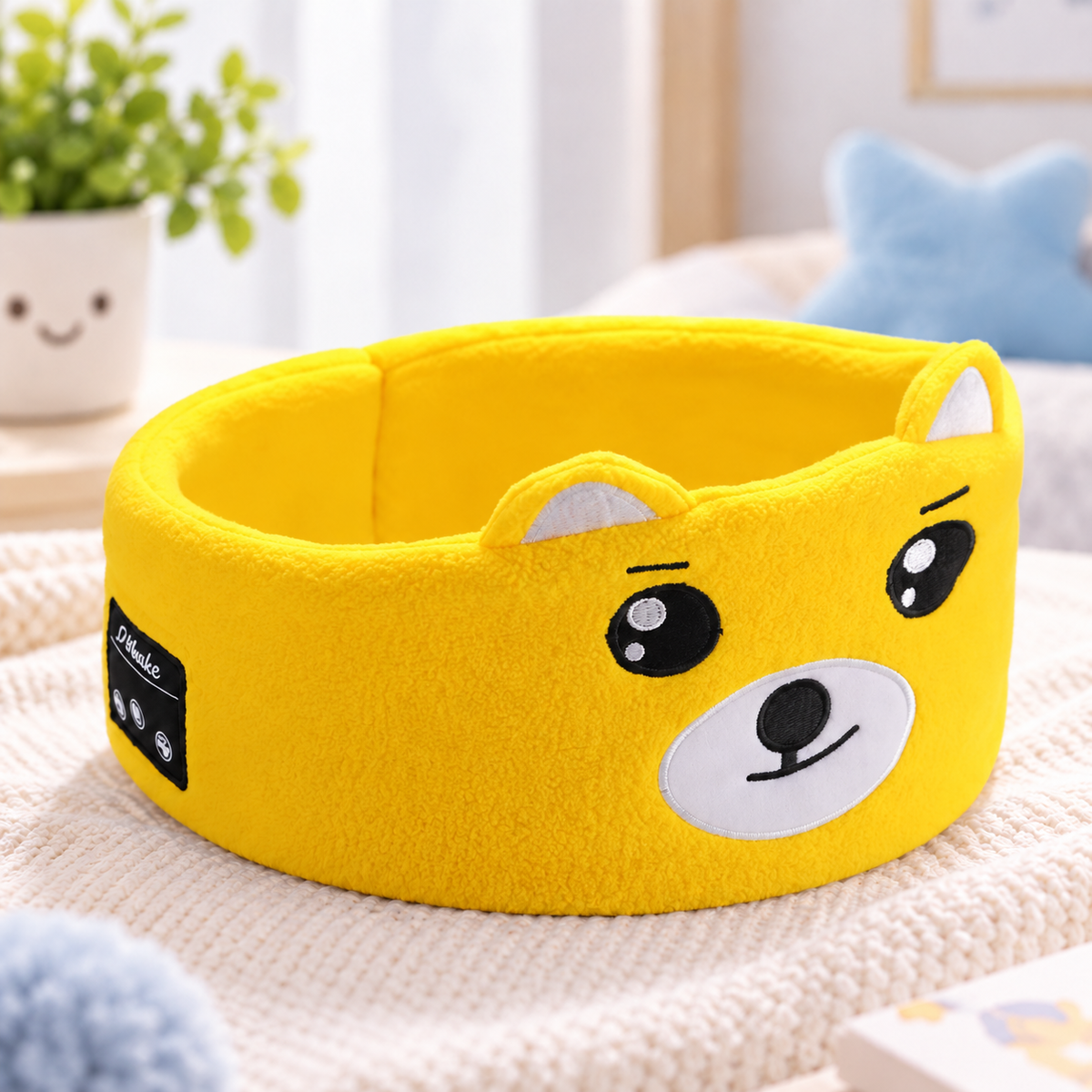 Cartoon Animal Bluetooth Sleep Headband with Built-In Wireless Earphones