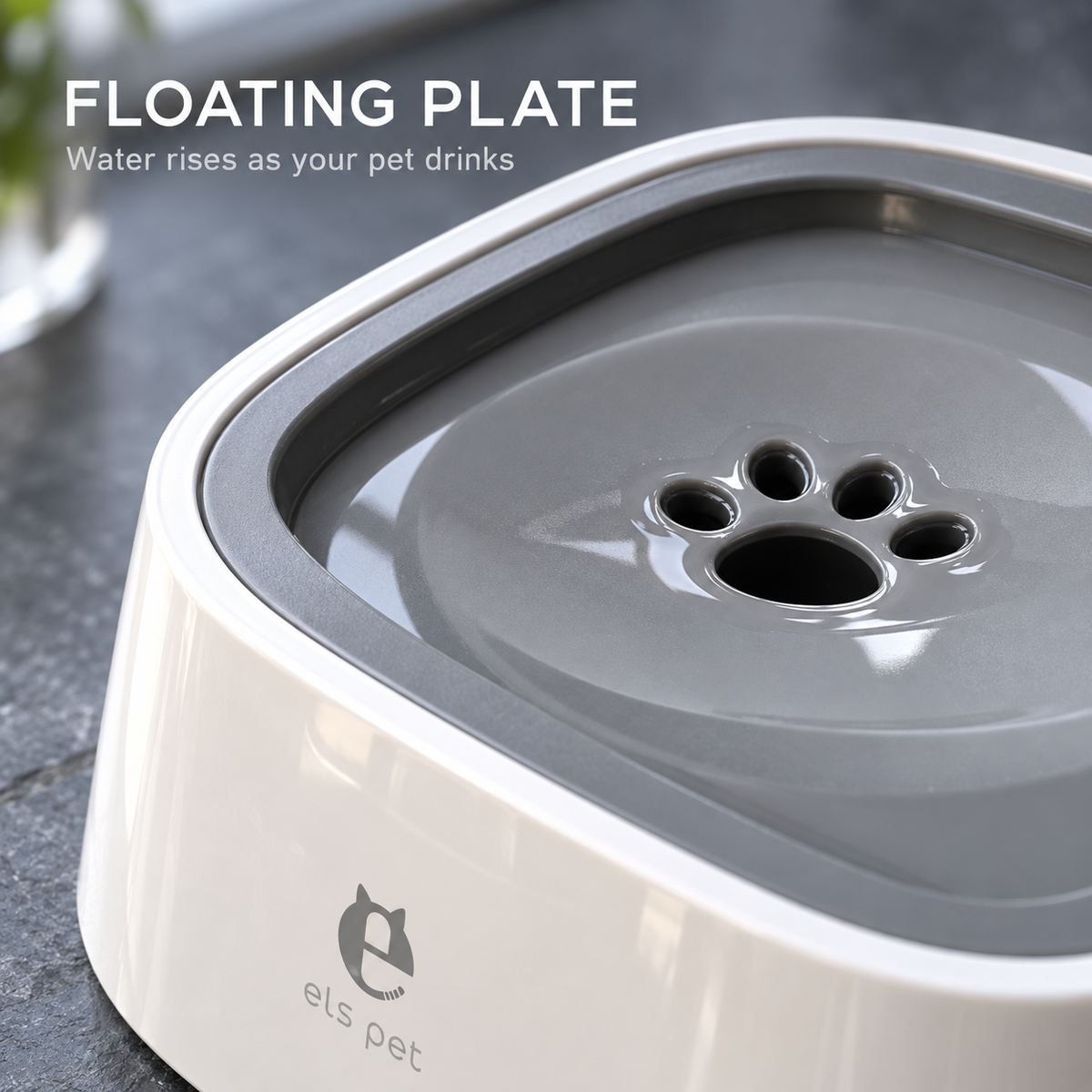 Splash-Reducing Floating Pet Water Bowl | 1 L & 1.5 L