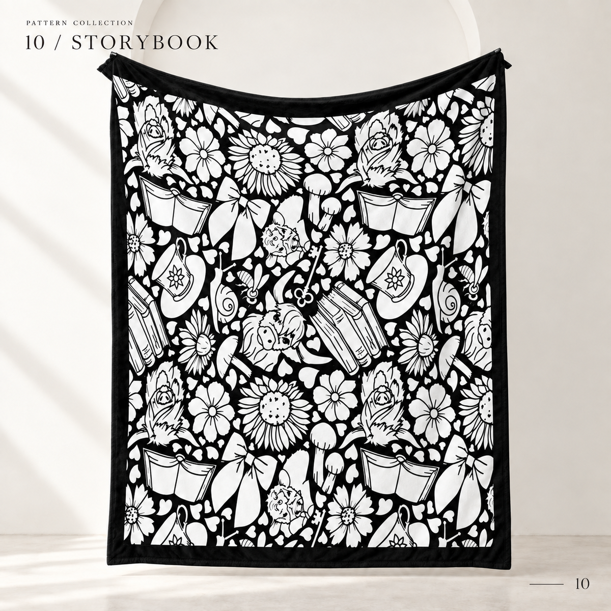 (KIT) DIY Halloween Coloring Blanket with 24 Markers, 150 × 125 cm