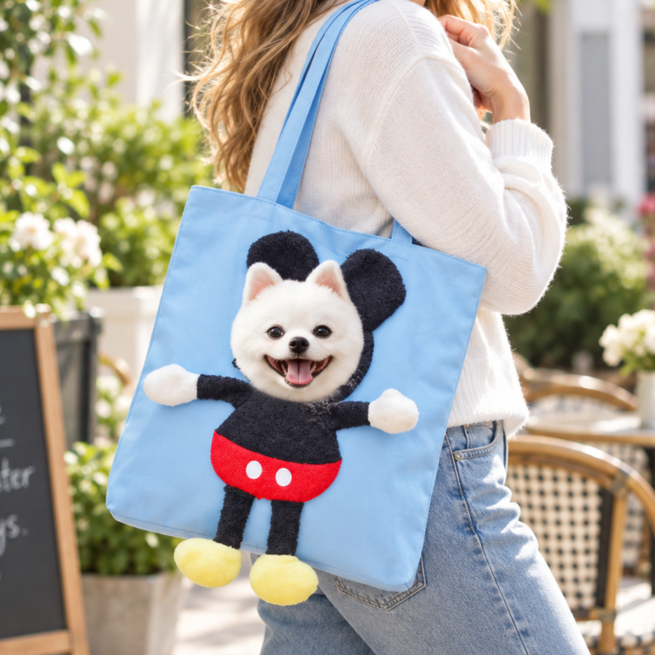 CozyPaw Lightweight Pet Carrier Tote – Breathable Small Dog & Cat Travel Bag