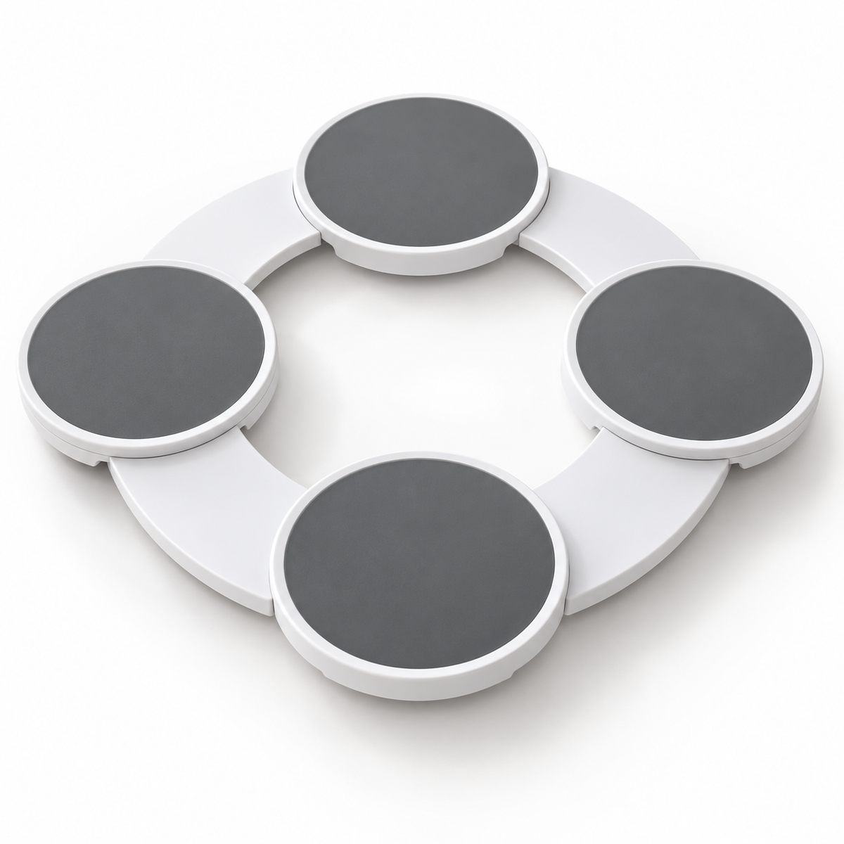 Expandable 360° Rotating Dining Table Serving Tray