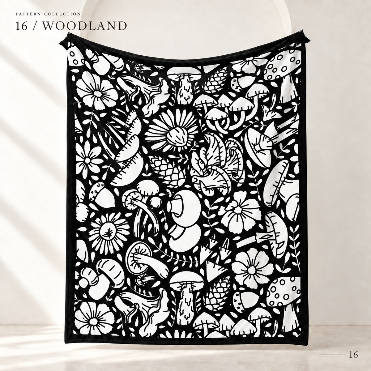 (KIT) DIY Halloween Coloring Blanket with 24 Markers, 150 × 125 cm