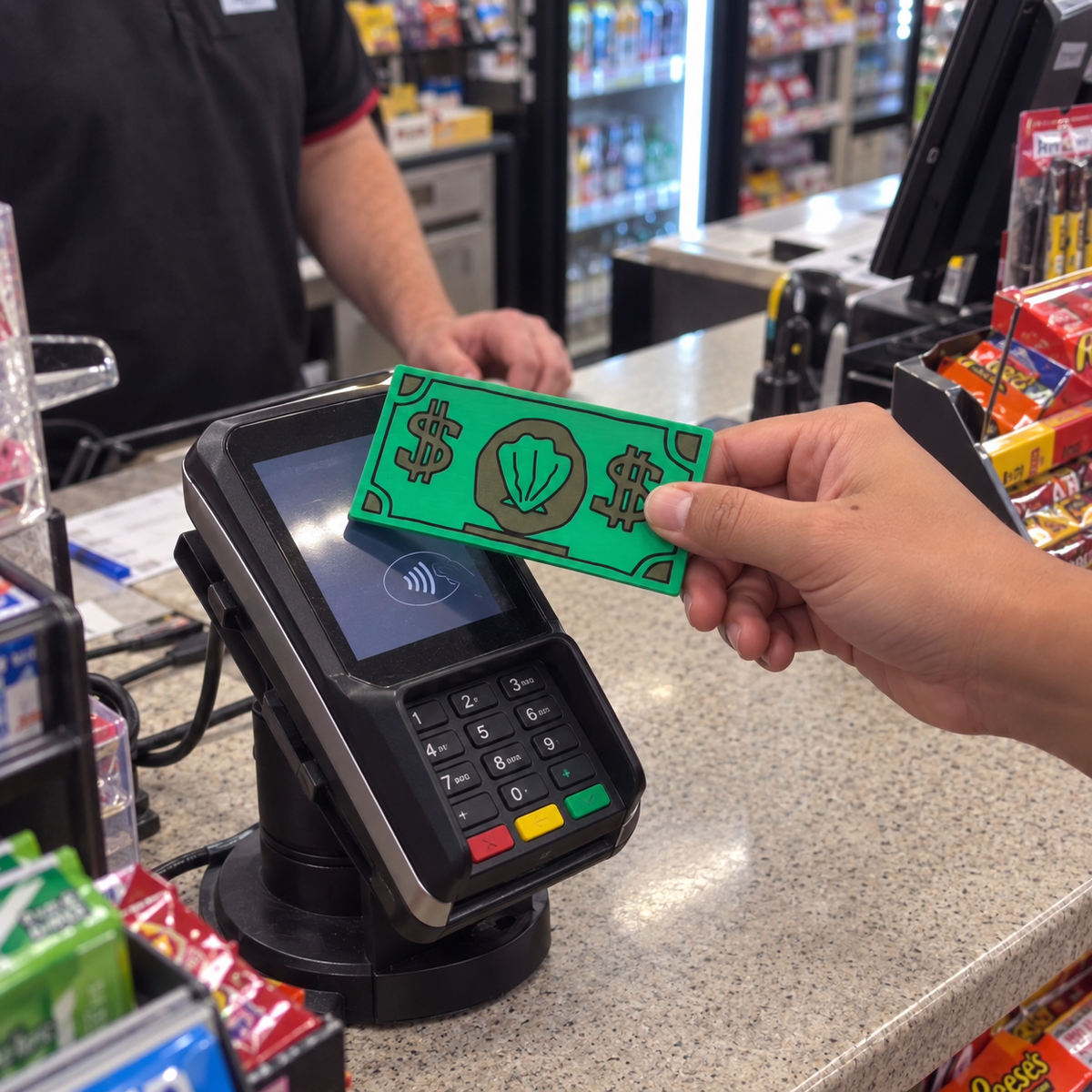 ShellBill 3D-Printed Contactless Card Holder