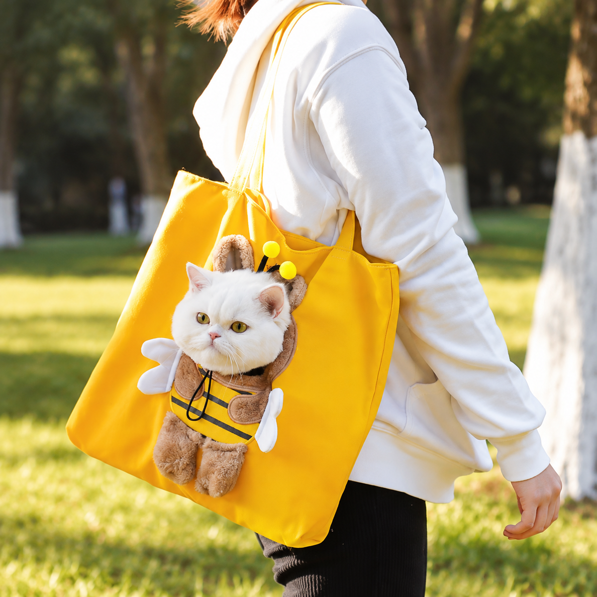 CozyPaw Lightweight Pet Carrier Tote – Breathable Small Dog & Cat Travel Bag