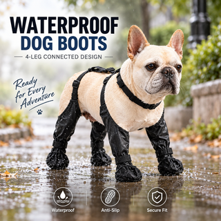 Waterproof 4-Leg Connected Dog Boots