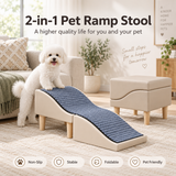 Foldable Wave Pet Ramp & Stool