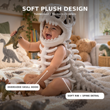 3D Dinosaur Skeleton Plush Costume Prop