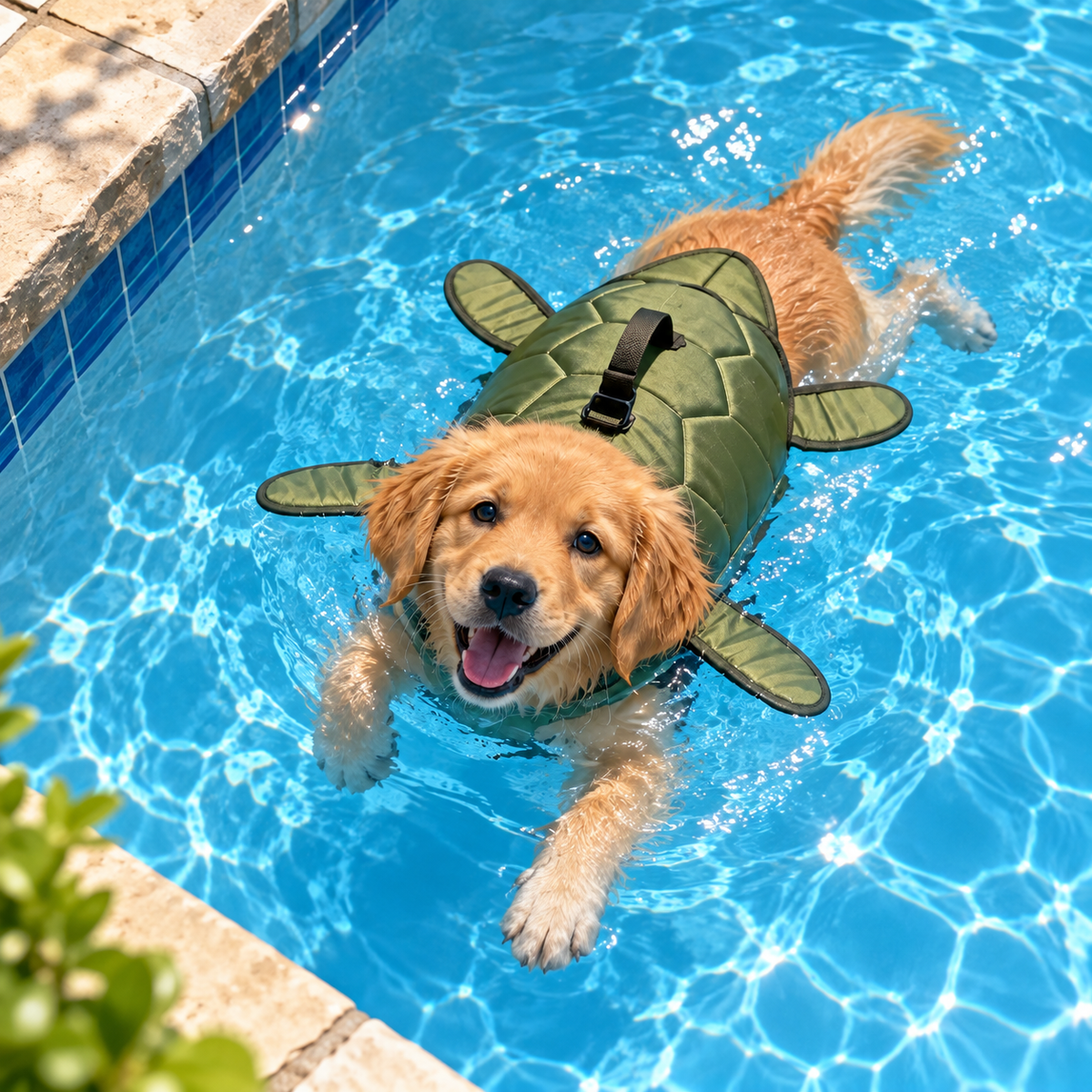 Adjustable Dog Buoyancy Swimsuit