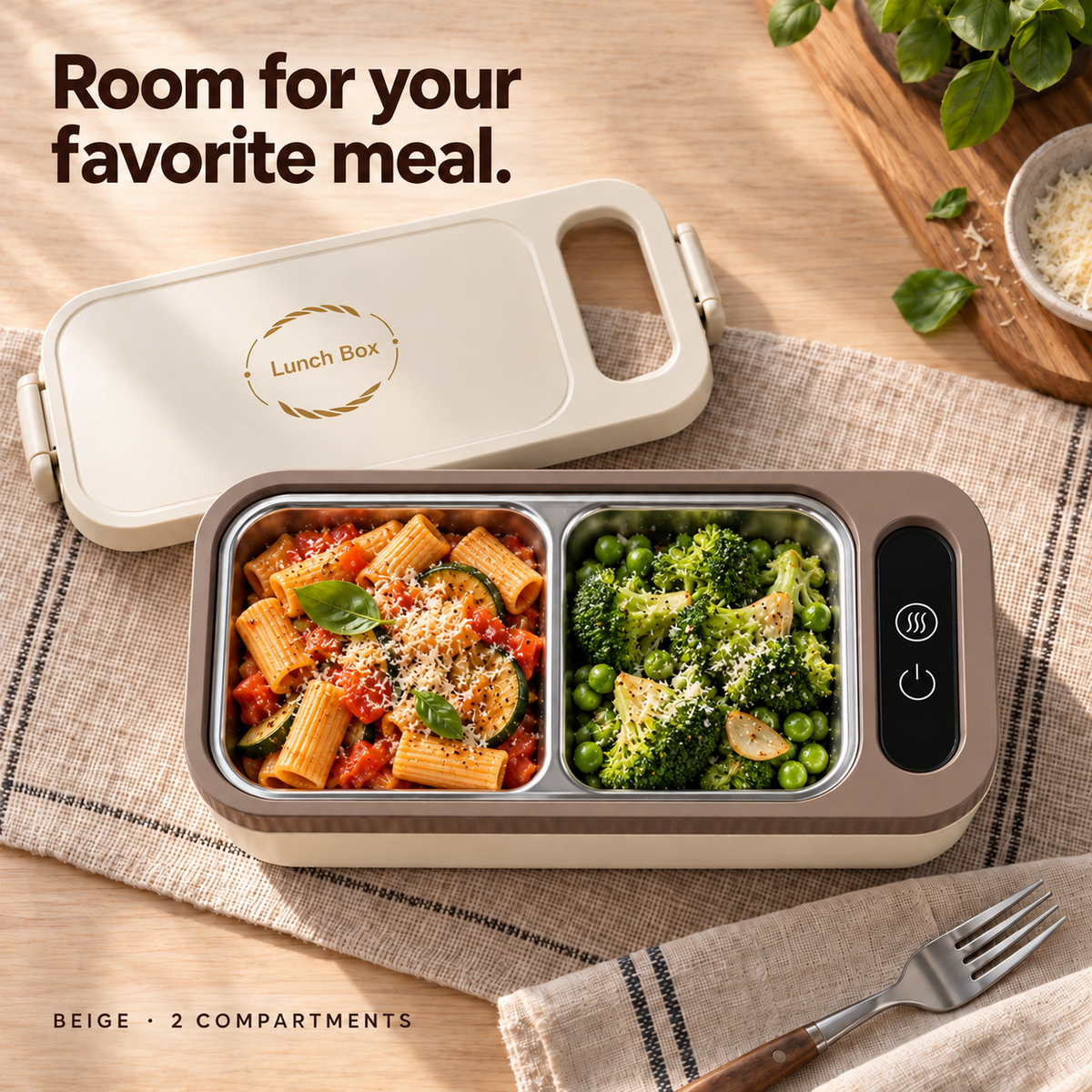 Cordless Heated Lunch Box – 900 ml