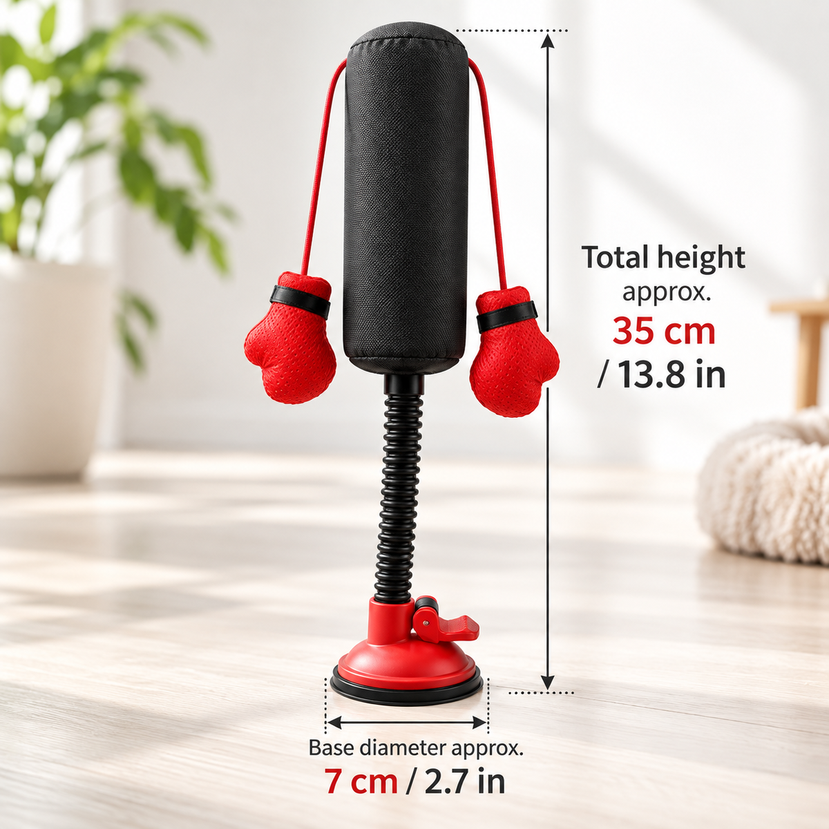 Spring Rebound Cat Boxing Toy