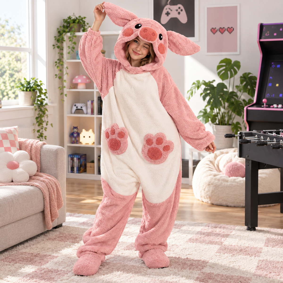 CozyCritter Oversized Plush Character Onesie