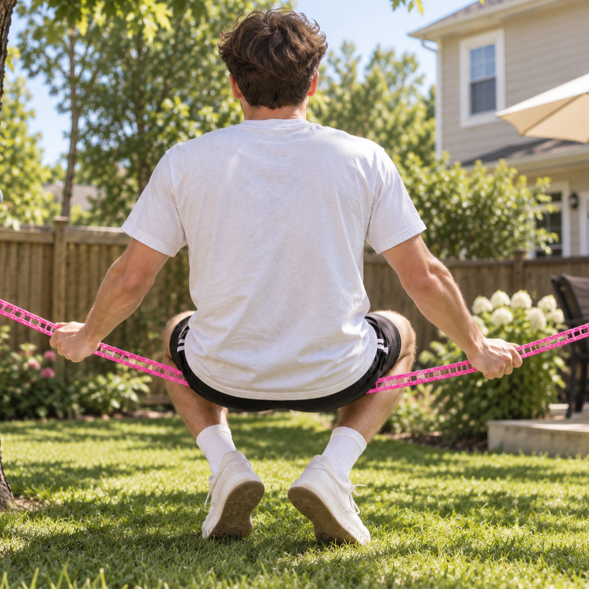 Windproof Fence-Style Clothesline, Portable Anti-Slip Drying Rope