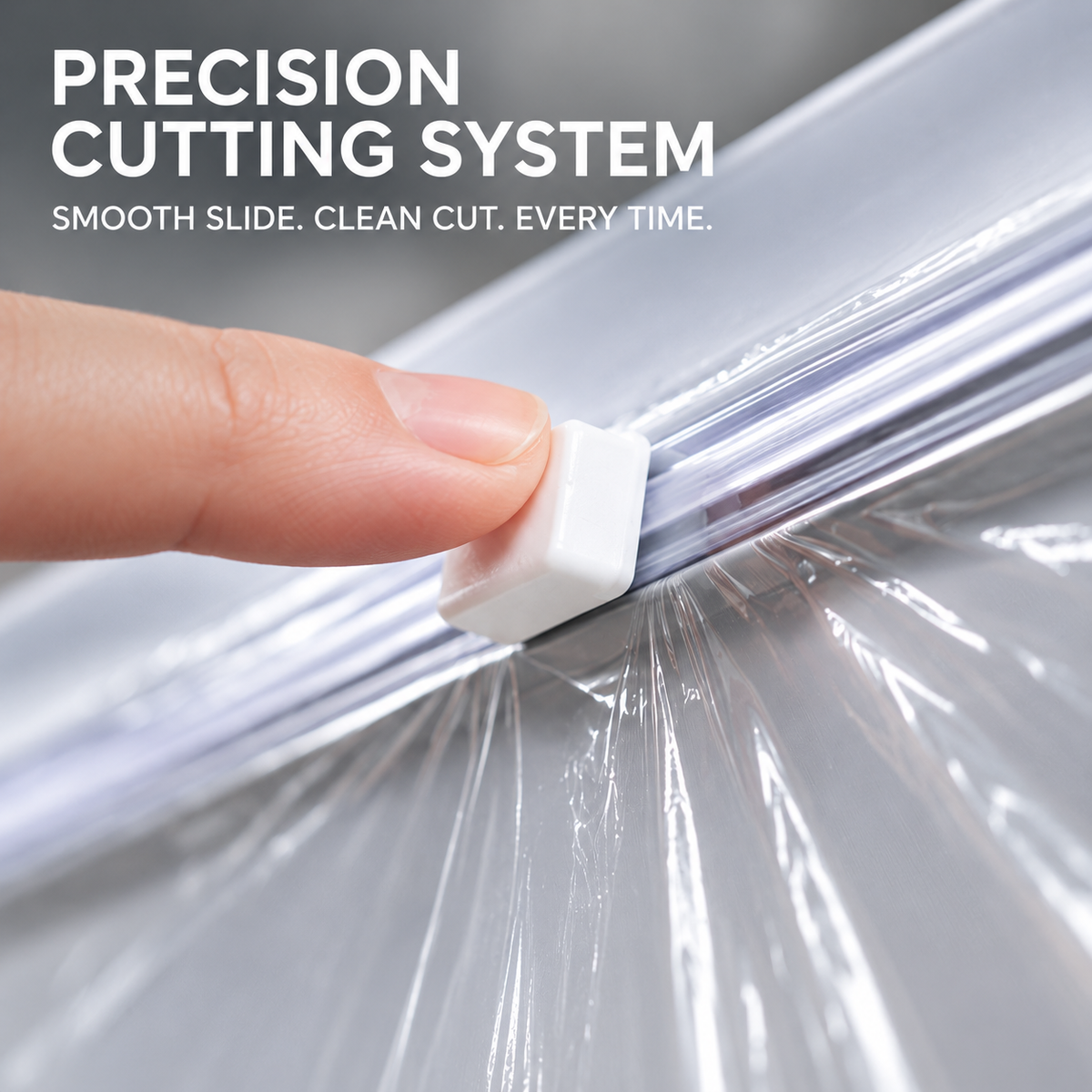 3-in-1 Magnetic Plastic Wrap Dispenser with Cutter | Cling Film, Foil & Baking Paper Organizer