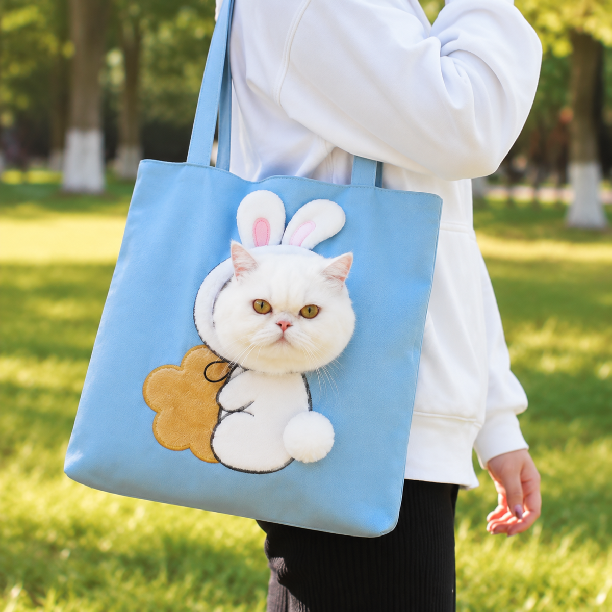 CozyPaw Lightweight Pet Carrier Tote – Breathable Small Dog & Cat Travel Bag