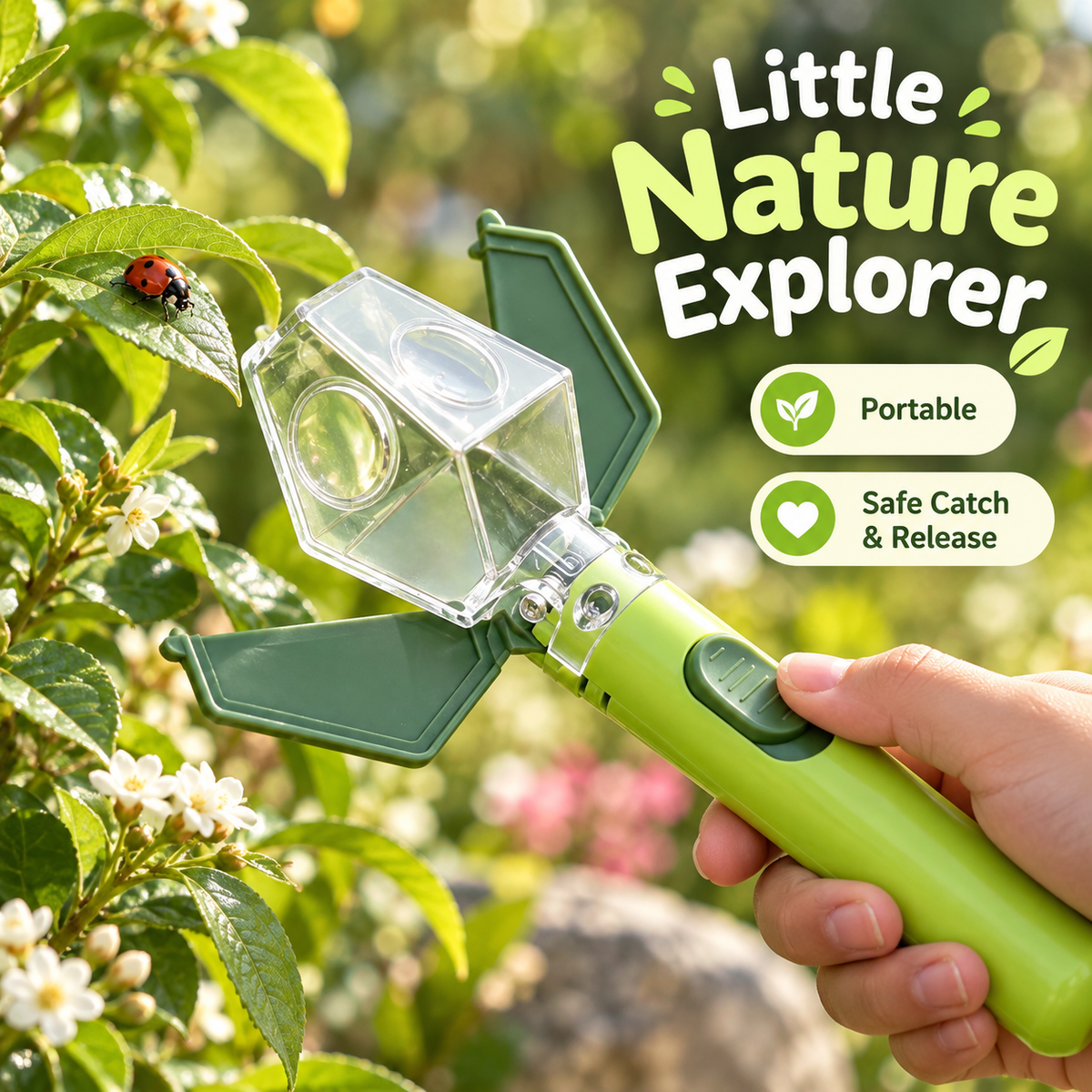 Handheld Bug Catch & Release Tool