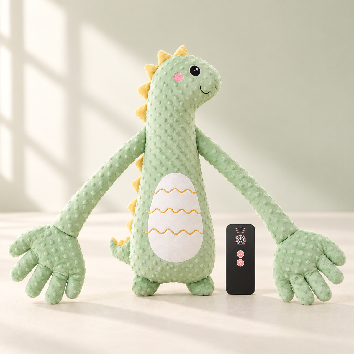 SnuggleTap Baby Soothing Patting Pillow – Remote-Controlled Plush Cuddle Buddy