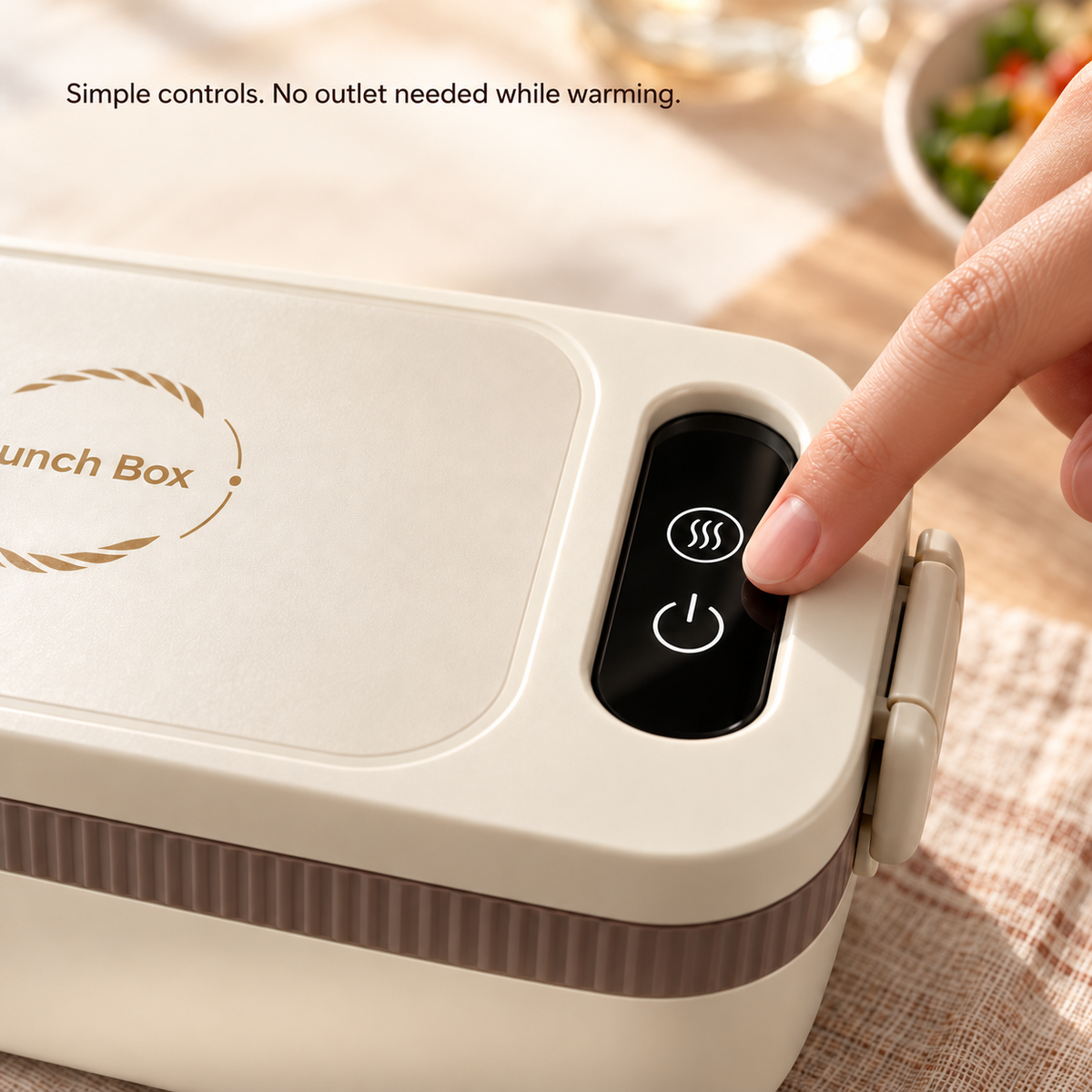 Cordless Heated Lunch Box – 900 ml