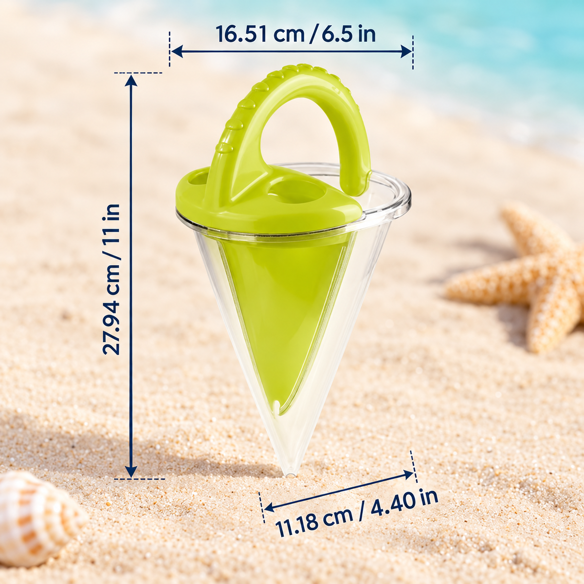 DripCastle Beach Sand Art Funnel