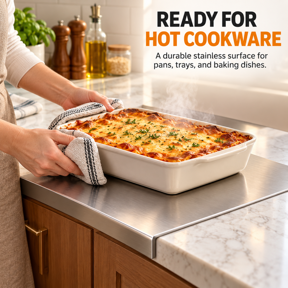 Stainless Steel Pastry & Prep Board