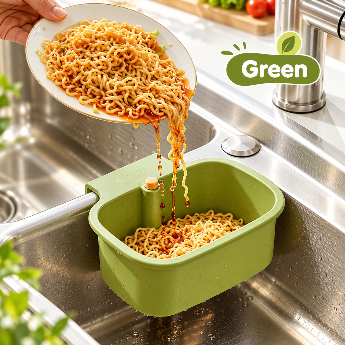 Faucet Hanging Sink Drain Basket